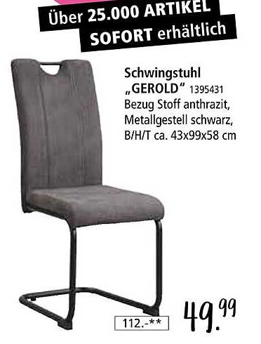 Schwingstuhl „GEROLD“ – Komfort trifft Design