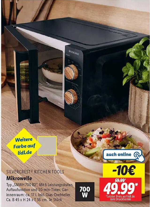 SILVERCREST® Mikrowelle SMWH 700 B2