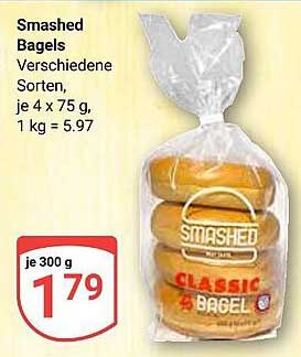 Smashed Bagels – Verschiedene Sorten