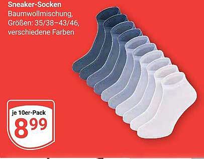 Sneaker-Socken 10er-Pack