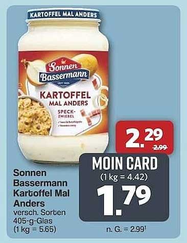 Sonnen Bassermann Kartoffel Mal Anders - Speck-Zwiebel