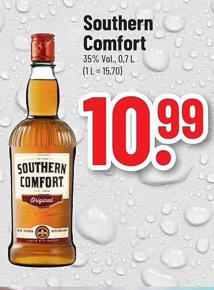 Southern Comfort 0,7 L - Ein wahrer Genuss für Spirituosenliebhaber