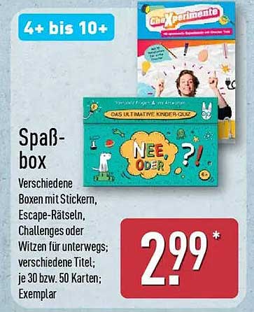 Spaßbox - Das ultimative Kinder-G Quiz
