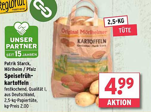 Speise frühkartoffeln 2,5-kg-Tüte