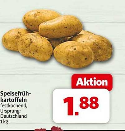 Speisefrühkartoffeln festkochend, Ursprung: Deutschland 1kg