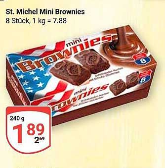 St. Michel Mini Brownies