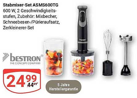Stabmixer-Set ASMS600TG