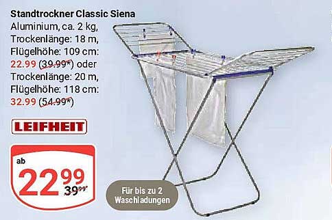Standtrockner Classic Siena