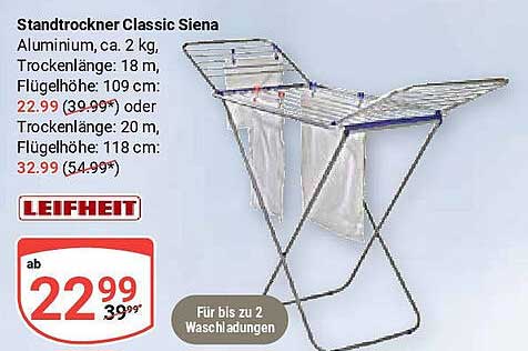 Standtrockner Classic Siena