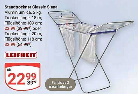 Standtrockner Classic Siena