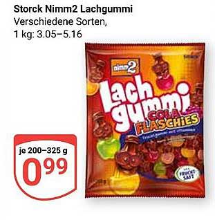 Storck Nimm2 Lachgummi, 200-325 g