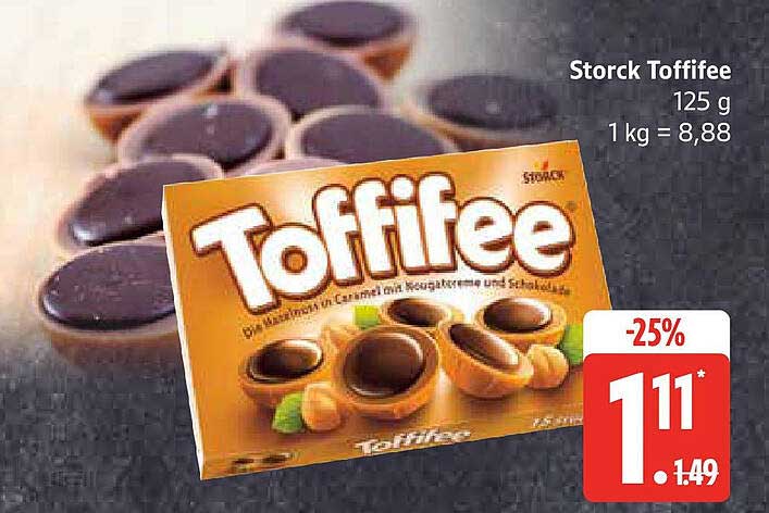 Storck Toffifee 125 g - Jetzt nur 1,11 € statt 1,49 €!