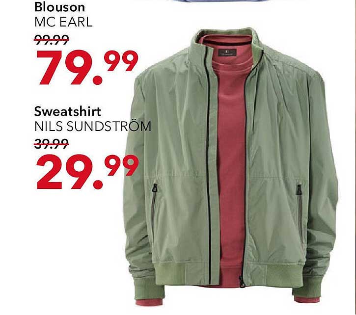 Sweatshirt NILS SUNDRÖM für 29,99 € (statt 39,99 €)