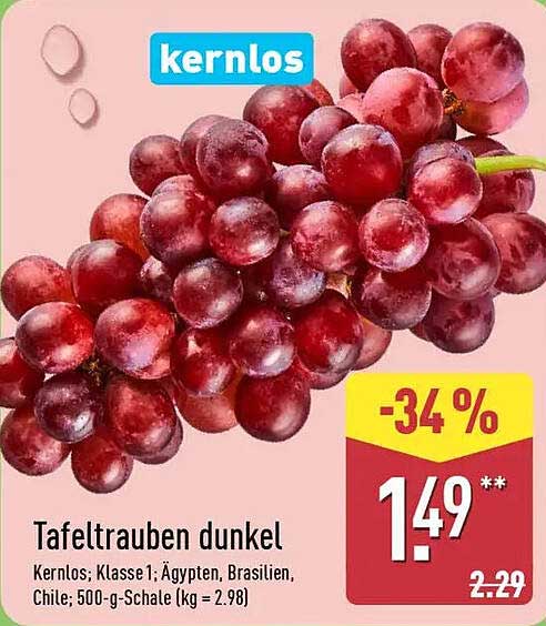 Tafeltrauben dunkel