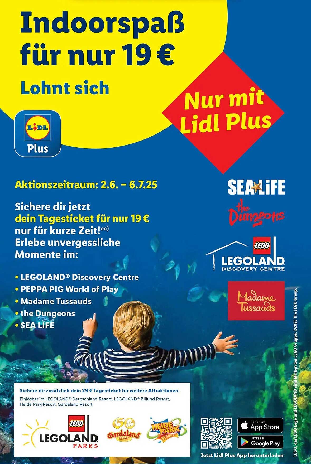 Tagesticket für Indoor Spaß nur für 19 € bei Lidl