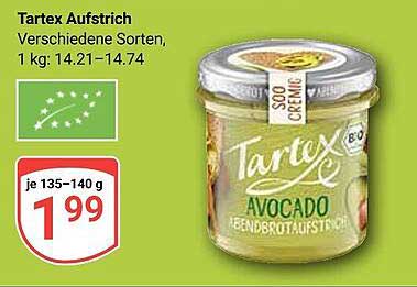 Tartex Aufstrich - Verschiedene Sorten