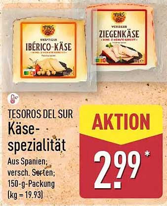 TESOROS DEL SUR Käse-Spezialität