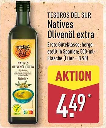 TESOROS DEL SUR Natives Olivenöl extra