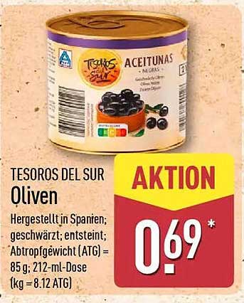 TESOROS DEL SUR Oliven