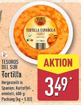 Tesoros del Sur Tortilla Española 600 g