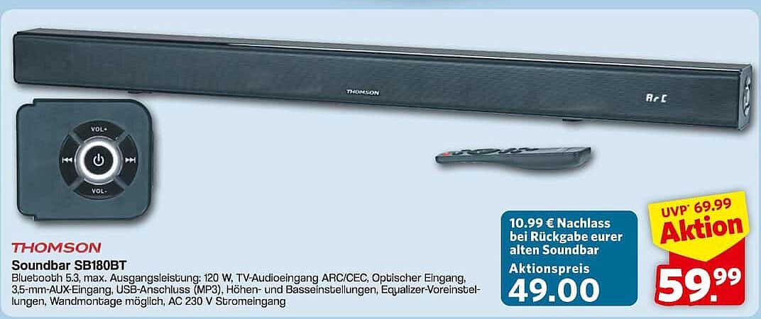 THOMSON Soundbar SB180BT