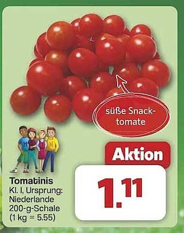 Tomatinis - süße Snack-Tomaten 200-g-Schale