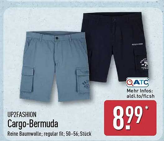 UP2FASHION Cargo-Bermuda