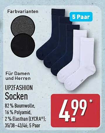 UP2FASHION Socken - 5 Paar