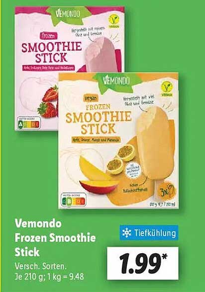 Vemondo Frozen Smoothie Stick