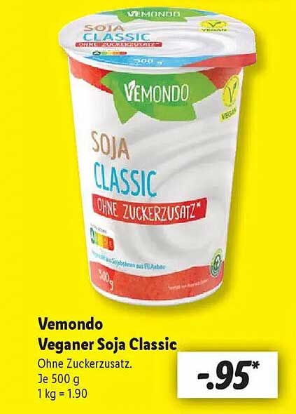 Vemondo Veganer Soja Classic 300 g