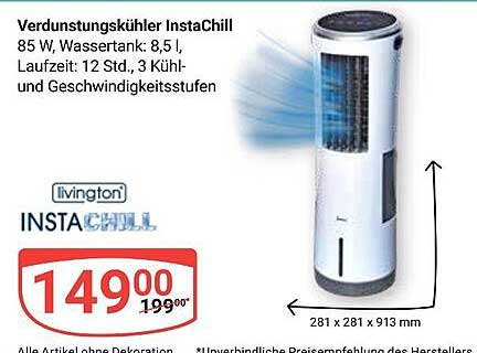 Verdunstungskühler InstaChill