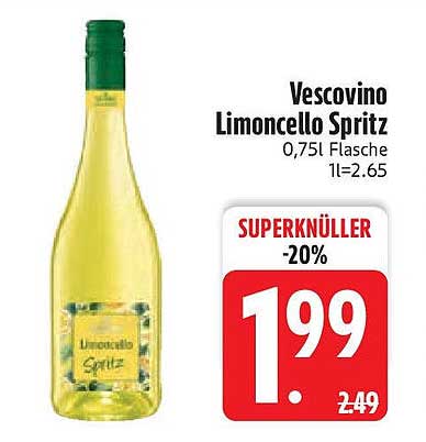 Vescovino Limoncello Spritz 0,751 Flasche
