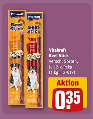 Vitakraft Beef Stick, verschiedene Sorten, je 12-g-Packung