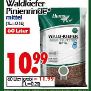 Waldkiefer-Pinienrinde mittel - 60 Liter