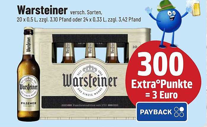 Warsteiner Bier, verschiedene Sorten, 20 x 0,5 L oder 24 x 0,33 L