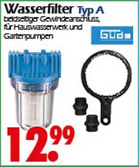 Wasserfilter Typ A