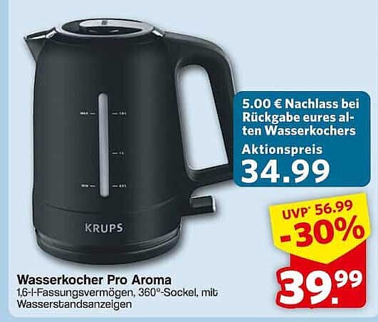 Wasserkocher Pro Aroma