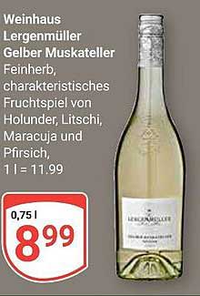 Weinhaus Lergenmüller Gelber Muskateller
