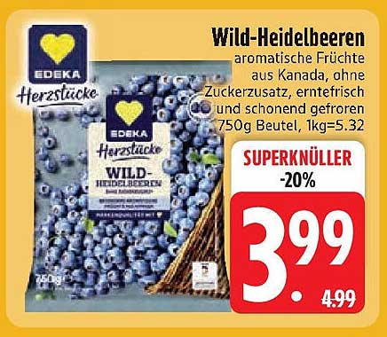 Wild-Heidelbeeren - Aromatische Früchte aus Kanada