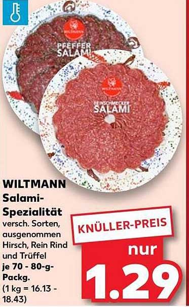 WILTMANN Salami-Spezialität | Knüller-Preis