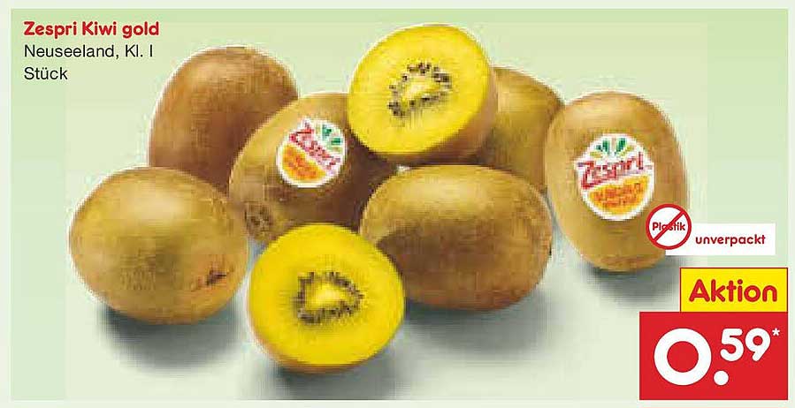 Zespri Kiwi gold – Neuseeland, Kl. I, Stück