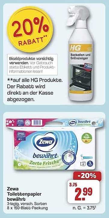 Zewa Toilettenpapier bewährt – Zarte Frische