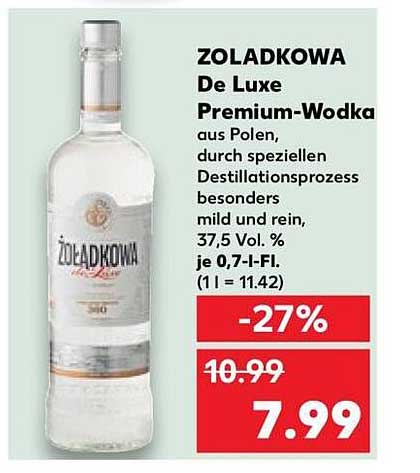 ZOLADKOWA De Luxe Premium-Wodka