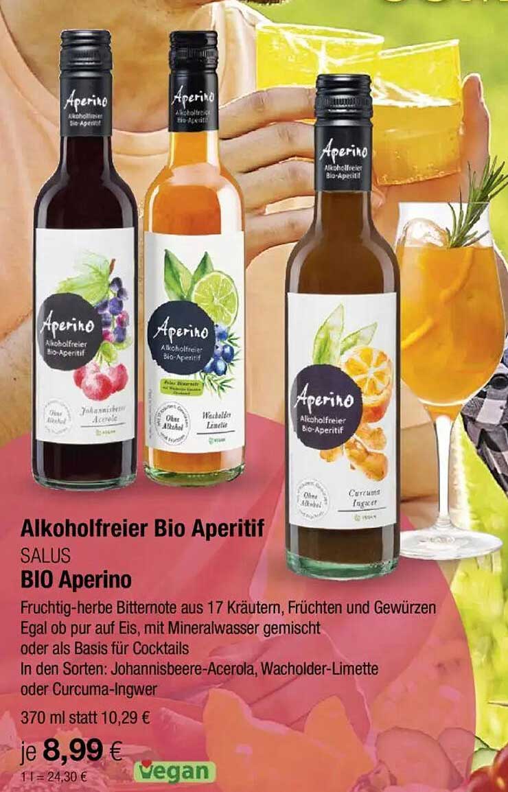 Alkoholfreier Bio Aperitif SALUS BIO Aperino