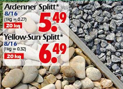 Ardenner Splitt 20 kg - Nur 5,49 €!