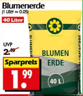 Blumenerde 40 Liter