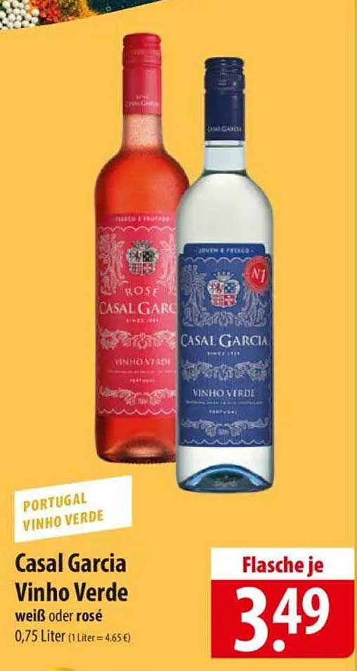 Casal Garcia Vinho Verde – weiß oder rosé