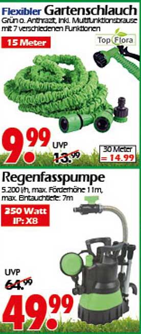 Flexibler Gartenschlauch 15 Meter