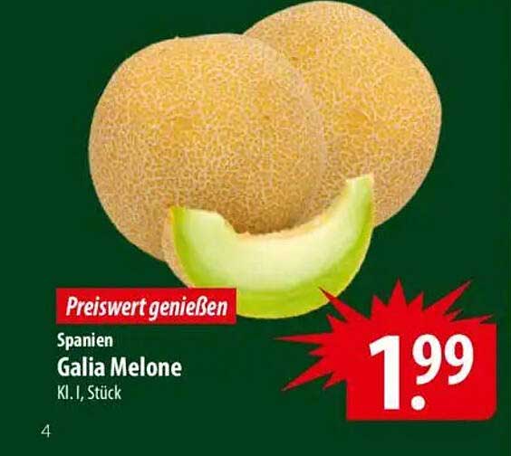 Galia Melone, Spanien, Kl. I, Stück