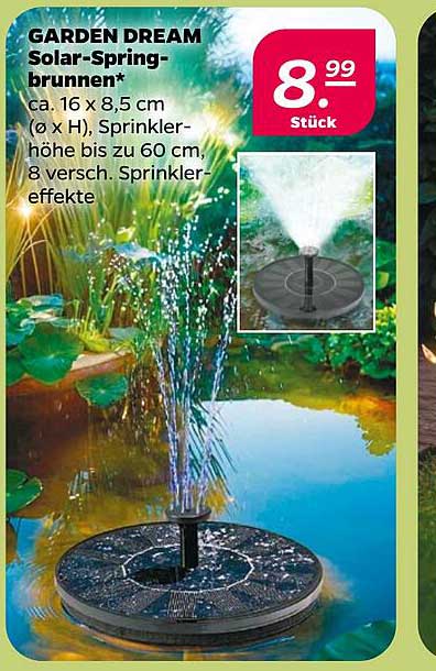 GARDEN DREAM Solar-Springbrunnen*